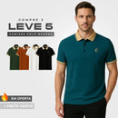 Compre 3 Leve 5 - Camisa Polo Brooks em Tecido Ice Fresh!